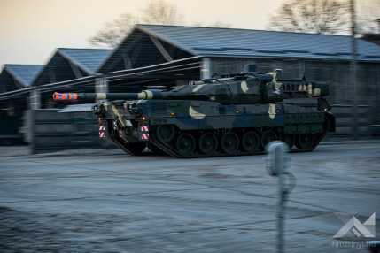 Leopard 2A7 érkezés KLAC7901